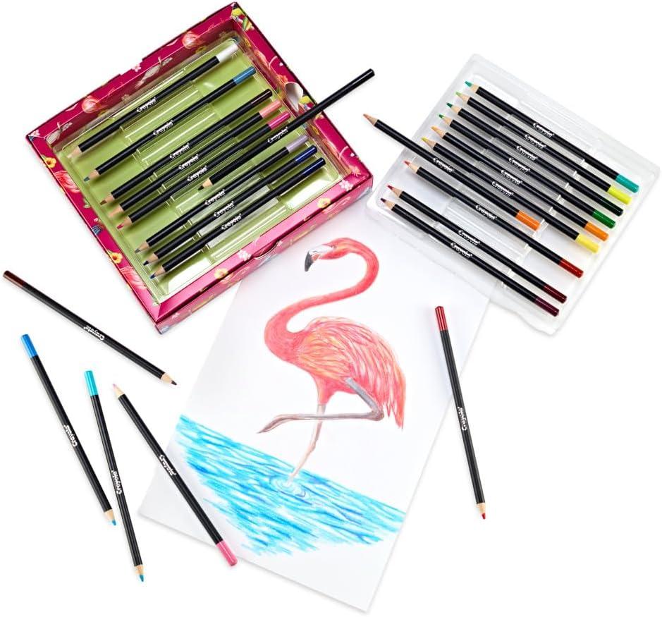 image:imageCrayola Gel Ink Pen Marker Set 14 Matte amp Glitter Pens Gel Pens for Coloring Fine Point Gift for Kids amp Teens Ages 4Blend  Shade