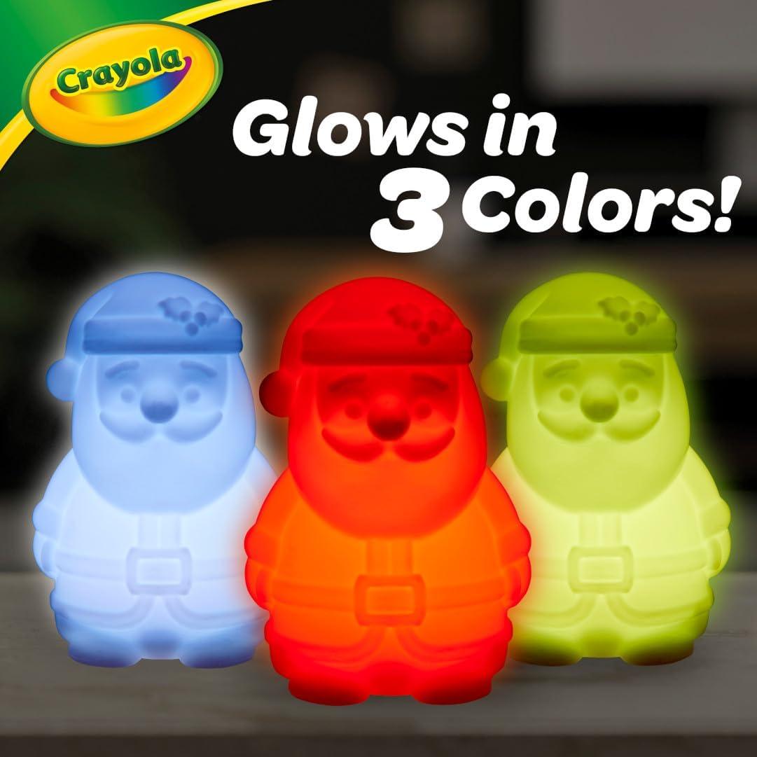 image:imageCrayola Light Ups Reindeer Recolorable Light Up Toy for Kids Reindeer Decor Glow in the Dark Holiday Gift for Kids Ages 4Santa
