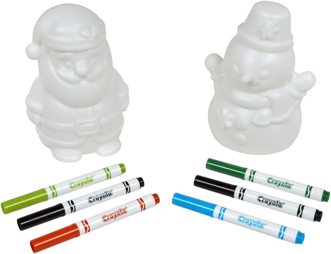 image:imageCrayola Light Ups Reindeer Recolorable Light Up Toy for Kids Reindeer Decor Glow in the Dark Holiday Gift for Kids Ages 4SantaSnowman