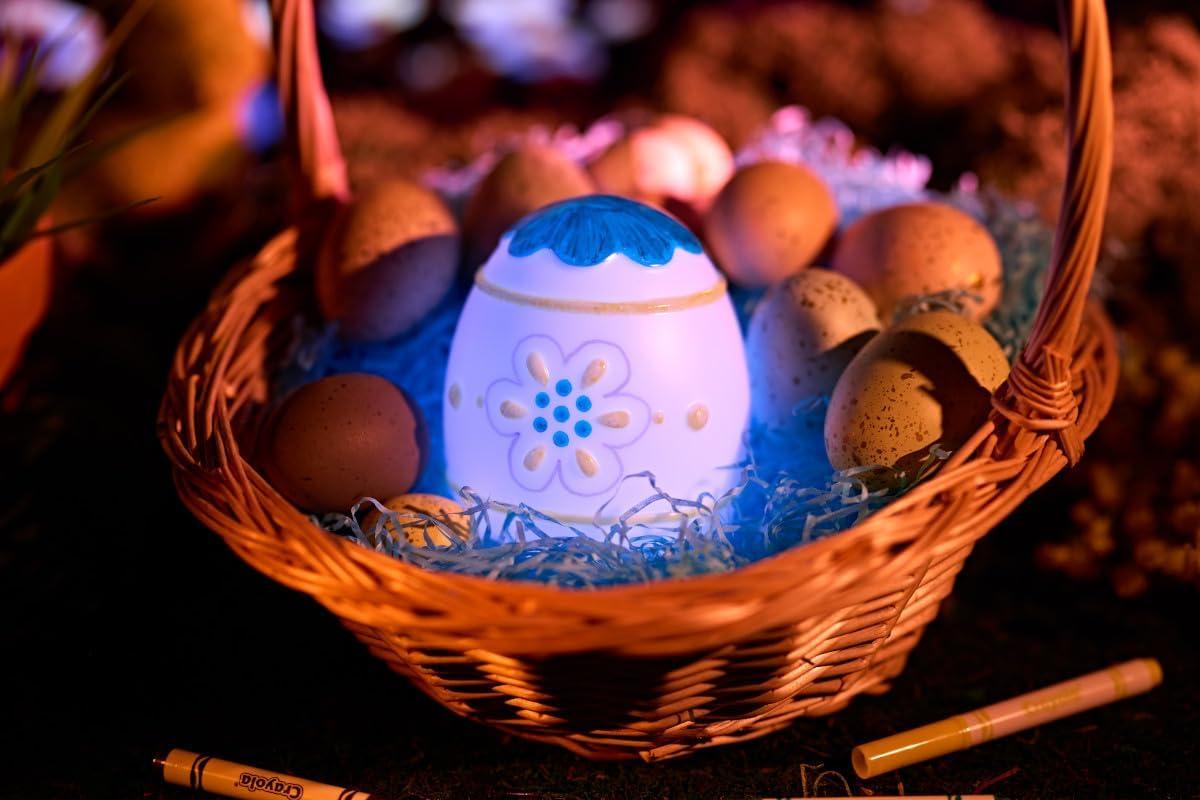 image:imageCrayola LightUps  Chick Recolorable Light Up Chicken Easter Craft Decoration Easter Egg Toy for Kids Basket Stuffer for Kids Ages 4Egg