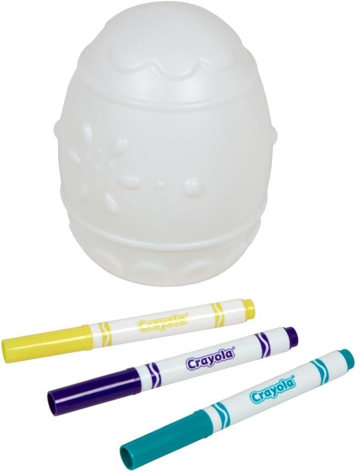 image:imageCrayola LightUps  Chick Recolorable Light Up Chicken Easter Craft Decoration Easter Egg Toy for Kids Basket Stuffer for Kids Ages 4Egg