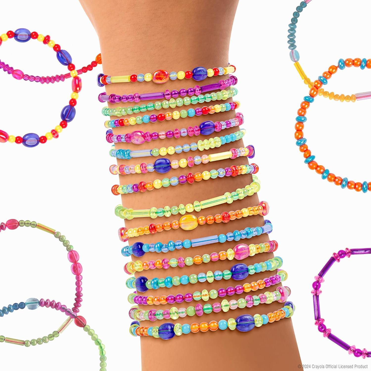 image:imageFashion Angels Crayola Creations Color Theory Bead Kit Multicolored 2000 Bead Set amp Wheel DIY Jewelry Kit for Kids Teen Girls amp Boys