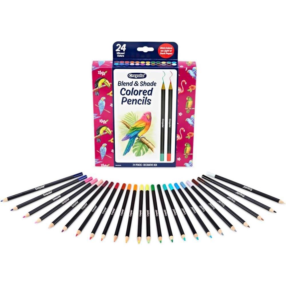 image:imageCrayola Gel Ink Pen Marker Set 14 Matte amp Glitter Pens Gel Pens for Coloring Fine Point Gift for Kids amp Teens Ages 4Blend  Shade