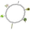 image:imageAlex and Ani Crayola Fan Favorites Forest Green Stretch BraceletShiny Silver