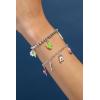 image:imageAlex and Ani Crayola Fan Favorites Forest Green Stretch BraceletShiny Silver