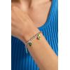 image:imageAlex and Ani Crayola Fan Favorites Forest Green Stretch BraceletShiny Silver