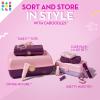image:imageCaboodles OnTheGoGirl CaseFunfetti Flitter Over Dusty Rose