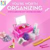 image:imageCaboodles OnTheGoGirl CaseHot Pink Jelly Sparkle