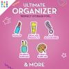 image:imageCaboodles OnTheGoGirl CaseViolet over Clear Silver Sparkle