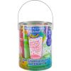 image:imageCrayola Bath Tub Mini Paint Set 9 Piece Art Kit  Brushes Sponges amp Wash Away Finger Paints Blue Yellow amp Red Color Tub Fingerpaints
