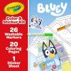 image:imageCrayola Bluey Create amp Color Art Case 75 Pcs Bluey Coloring Pages Stickers amp Markers Kids Art Kit with Storage Case Ages 5Art Kit  Bluey