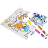 image:imageCrayola Bluey Create amp Color Art Case 75 Pcs Bluey Coloring Pages Stickers amp Markers Kids Art Kit with Storage Case Ages 5Color  Erase Bluey Puzzle Set