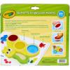 image:imageCrayola Butterfly Fingerpaint Pallette 3ct Washable amp Spillproof Fingerpaint for Toddlers Less Mess Paint Toddler Gift Ages 23 Count Pack of 1