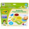 image:imageCrayola Butterfly Fingerpaint Pallette 3ct Washable amp Spillproof Fingerpaint for Toddlers Less Mess Paint Toddler Gift Ages 23 Count Pack of 1