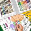 image:imageCrayola Coloring Set with Limited Edition Blue Art Case Limited Edition Crayons 50 Pieces Gifts for KidsBlue