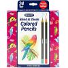 image:imageCrayola Gel Ink Pen Marker Set 14 Matte amp Glitter Pens Gel Pens for Coloring Fine Point Gift for Kids amp Teens Ages 4Blend  Shade