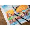 image:imageCrayola Gel Ink Pen Marker Set 14 Matte amp Glitter Pens Gel Pens for Coloring Fine Point Gift for Kids amp Teens Ages 4Blend  Shade
