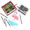 image:imageCrayola Gel Ink Pen Marker Set 14 Matte amp Glitter Pens Gel Pens for Coloring Fine Point Gift for Kids amp Teens Ages 4Blend  Shade