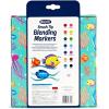 image:imageCrayola Gel Ink Pen Marker Set 14 Matte amp Glitter Pens Gel Pens for Coloring Fine Point Gift for Kids amp Teens Ages 4Blending