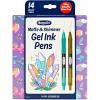 image:imageCrayola Gel Ink Pen Marker Set 14 Matte amp Glitter Pens Gel Pens for Coloring Fine Point Gift for Kids amp Teens Ages 4Gel  Ink