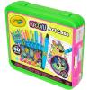 image:imageCrayola Neon Art Case 50pcs Neon Paint Markers amp Crayons Kids Glow in The Dark Art Set Gifts for Boys amp Girls Ages 5Neon