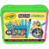 image:imageCrayola Neon Art Case 50pcs Neon Paint Markers amp Crayons Kids Glow in The Dark Art Set Gifts for Boys amp Girls Ages 5Neon