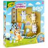 image:imageCrayola Scribble Scrubbies Bluey Poolside Playset 4ct Washable Bluey Toy Set for Kids Essential Easter Basket Stuffers for Toddlers Gifts for Girls amp Boys Ages 3Deluxe