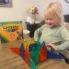 image:imageCreateOn Crayola Bold Magnetic Tiles Building Set for Kids Magnetic Tiles Kids Building Toys STEM and Montessori Toys for Boys and Girls Ages 3 24Piece Set BoldBold