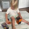 image:imageCreateOn Crayola Halloween Glow in The Dark Magnetic Tiles Set Building Set for Kids STEM Toys for Boys and Girls Ages 3 and Up 14Piece Set