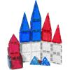 image:imageCreateOn Crayola Red White amp Blue Glitter PIP Magnetic Tiles Magnetic Kids Building Toys Classroom Sensory Blocks STEM Learning Travel Toys for Boys and Girls 27Piece Set