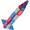image:imageCreateOn Crayola Red White amp Blue Glitter PIP Magnetic Tiles Magnetic Kids Building Toys Classroom Sensory Blocks STEM Learning Travel Toys for Boys and Girls 27Piece Set