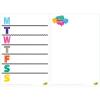 image:imageDry Erase Weekly Calendar  Memo Board  Whiteboard for Home School Classrooms or Office Use Large Size White