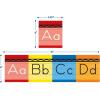 image:imageEureka 847818 Crayola Crayons Mini Alphabet Bulletin Board Set for Teachers and Classrooms Multicolor 31pcs