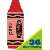 image:imageEureka Crayola Colorful and Motivational Bookmarks for Students and Teachers 2 x 6 36 Pieces