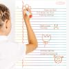image:imageThe Peel People Dry Erase Board  Notepad Paper Design Whiteboard for School Presentations or Classroom Projects Great for Teachers and Kids Large Size White