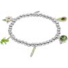 image:imageAlex and Ani Crayola Fan Favorites Forest Green Stretch BraceletShiny Silver