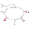 image:imageAlex and Ani Crayola Fan Favorites Tickle Me Pink Charm BraceletShiny Silver