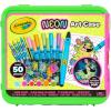 image:imageCrayola Neon Art Case 50pcs Neon Paint Markers amp Crayons Kids Glow in The Dark Art Set Gifts for Boys amp Girls Ages 5Neon
