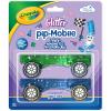 image:imageCrayola PIPMobiles Rolling Chassis Accessory for Magnetic Building Tiles  Add Wheels to Crayola PIPTile Sets  STEM Learning Toy for Kids Ages 3  Creative Educational Toy  2Pack Glitter