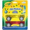image:imageCrayola PIPMobiles Rolling Chassis Accessory for Magnetic Building Tiles  Add Wheels to Crayola PIPTile Sets  STEM Learning Toy for Kids Ages 3  Creative Educational Travel Toy  2Pack Bold