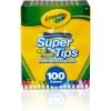 image:imageCrayola Super Tips Marker Set 150ct 2in1 Fine Point amp Broad Line Markers for Kids Gifts for Kids Colored Markers for Coloring Books 3100 Count Pack of 1