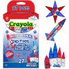 image:imageCreateOn Crayola Red White amp Blue Glitter PIP Magnetic Tiles Magnetic Kids Building Toys Classroom Sensory Blocks STEM Learning Travel Toys for Boys and Girls 27Piece Set