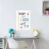 image:imageThe Peel People Dry Erase Board  Notepad Paper Design Whiteboard for School Presentations or Classroom Projects Great for Teachers and Kids Large Size White