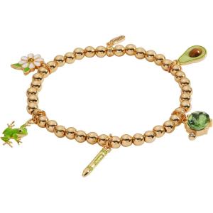 image:imageAlex and Ani Crayola Fan Favorites Forest Green Stretch BraceletShiny Gold