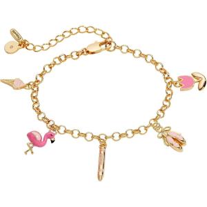 image:imageAlex and Ani Crayola Fan Favorites Tickle Me Pink Charm BraceletShiny Gold