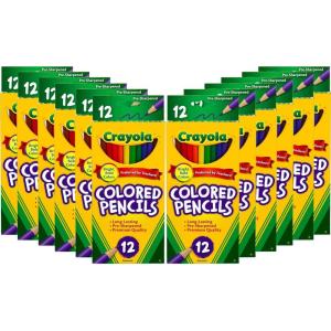 image:imageCrayola Colored Pencils Bulk Kids School Supplies For Teachers 12 Packs with 12 Colors Amazon Exclusive
