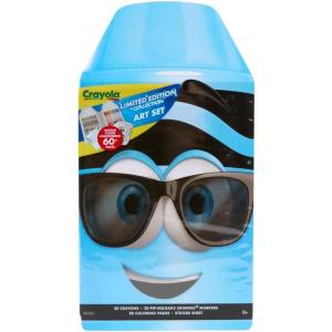 image:imageCrayola Coloring Set with Limited Edition Blue Art Case Limited Edition Crayons 50 Pieces Gifts for KidsBlue