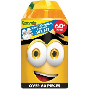 image:imageCrayola Coloring Set with Limited Edition Blue Art Case Limited Edition Crayons 50 Pieces Gifts for KidsYellow