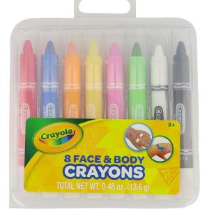 image:imageCrayola Face amp Body Paint Crayons for Kids and Costumes Washable Body Paint Markers Pack of 8 Classic Colors8 Count Pack of 1