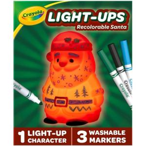 image:imageCrayola Light Ups Reindeer Recolorable Light Up Toy for Kids Reindeer Decor Glow in the Dark Holiday Gift for Kids Ages 4Santa
